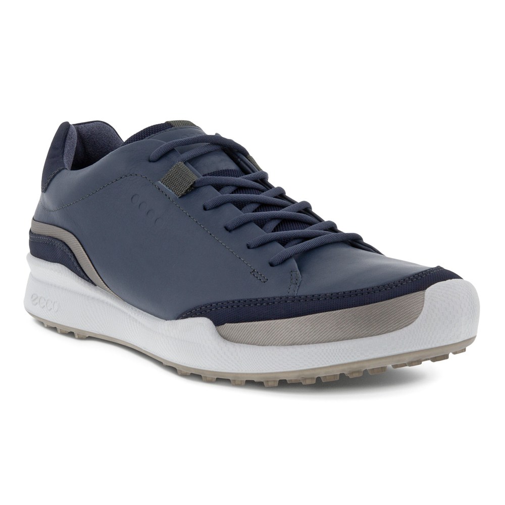 Zapatos De Golf Hombre - ECCO Biom Hybrid Laced - Azul Marino - BUK107426